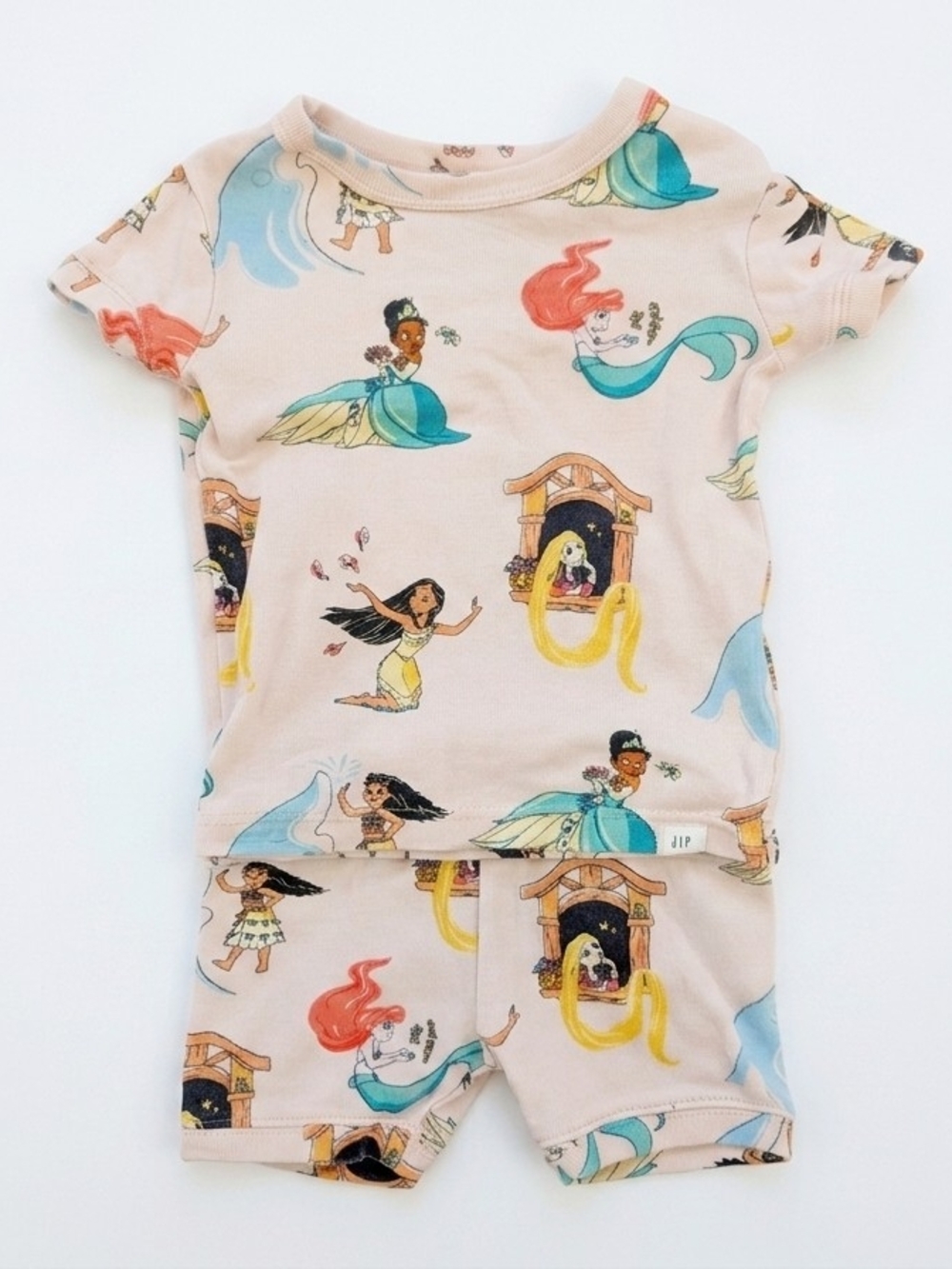 Baby GAP Baby Girls Princess Pajama Set 18-24m Organic Cotton